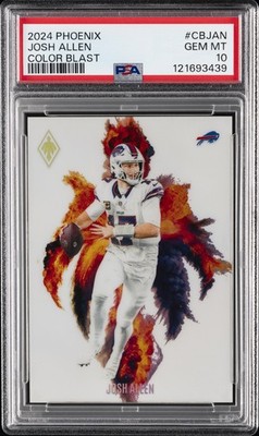 2024 PANINI PHOENIX COLOR BLAST #CBJAN JOSH ALLEN PSA 10 | eBay