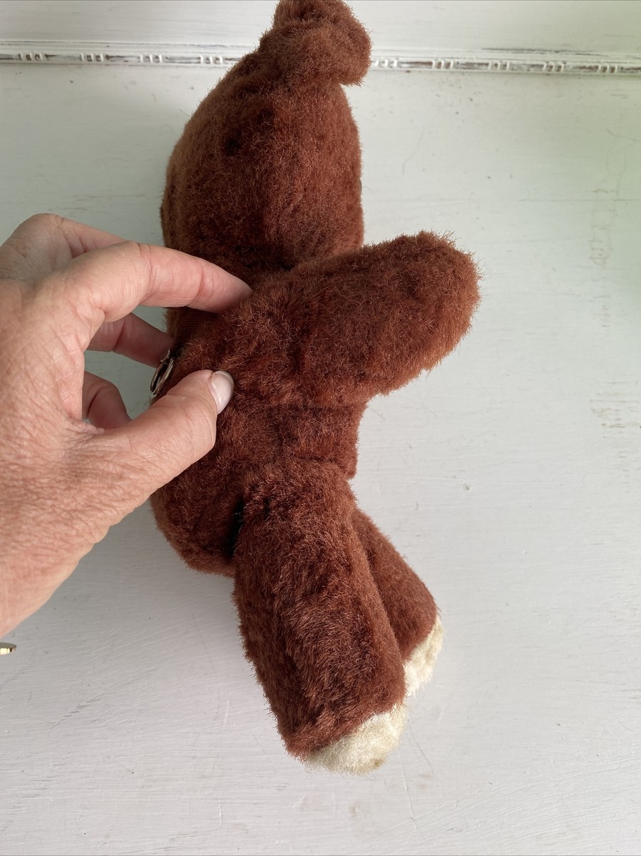 Vintage Knickerbocker 11” Teddy Bear Musical Works Plush Animals