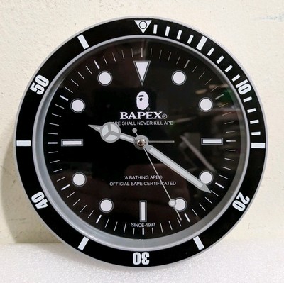 BAPE BAPEX A BATHING APE WALL TABLE TOP Clock w/ ALARM Watch
