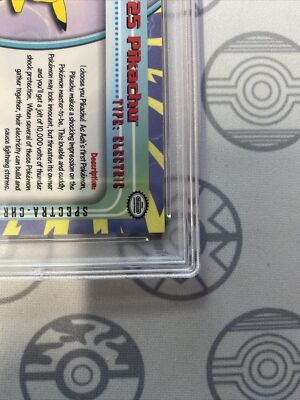 PSA 8 2000 Pokemon Topps Chrome Pikachu Spectra #25 🔥 2091 | eBay