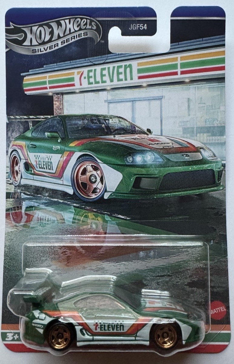 2025 Hot Wheels SILVER SERIES 7-ELEVEN Toyota Supra | eBay