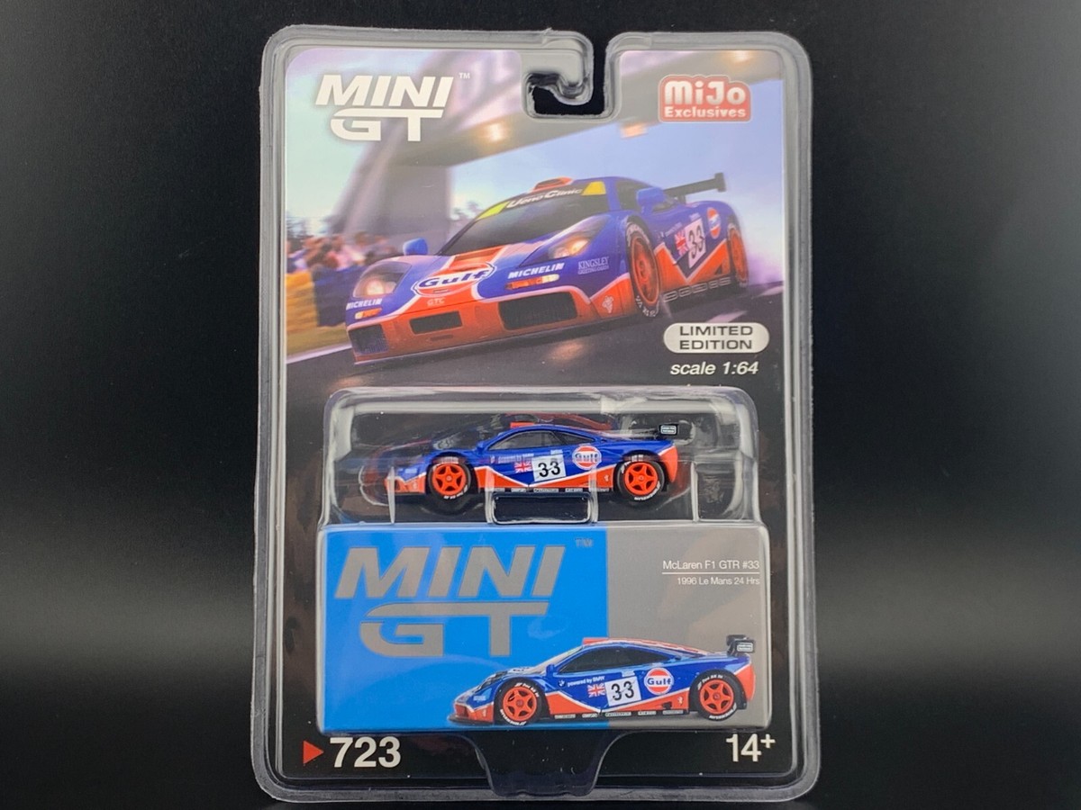 Mini GT McLaren F1 GTR #33 1996 Le Mans 24Hr GULF #723 1/64 | eBay