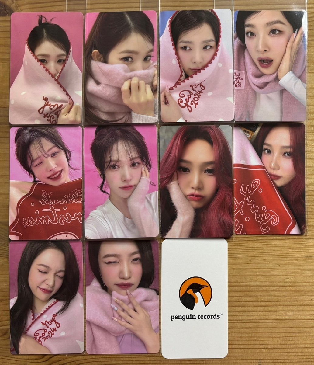 RED VELVET - 2024 PINK CHRISTMAS PHOTO CARD IRENE SEULGI JOY WENDY