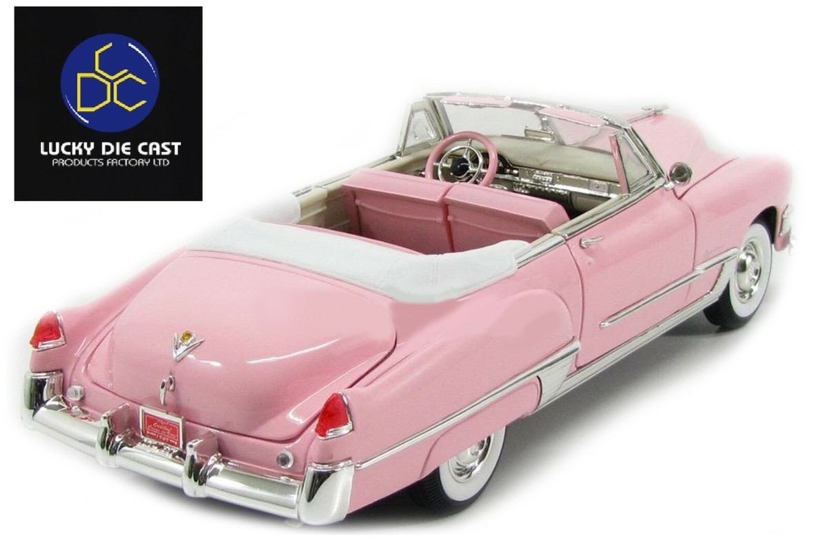 1949 CADILLAC COUPE DEVILLE CONVERTIBLE PINK 1:18 SCALE BY ROAD
