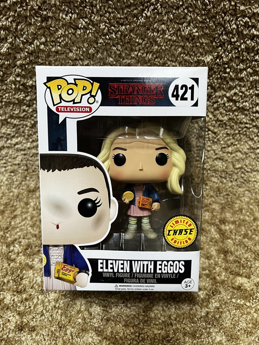 Funko Pop! Television #421 CHASE Stranger Things Eleven w/ Eggos