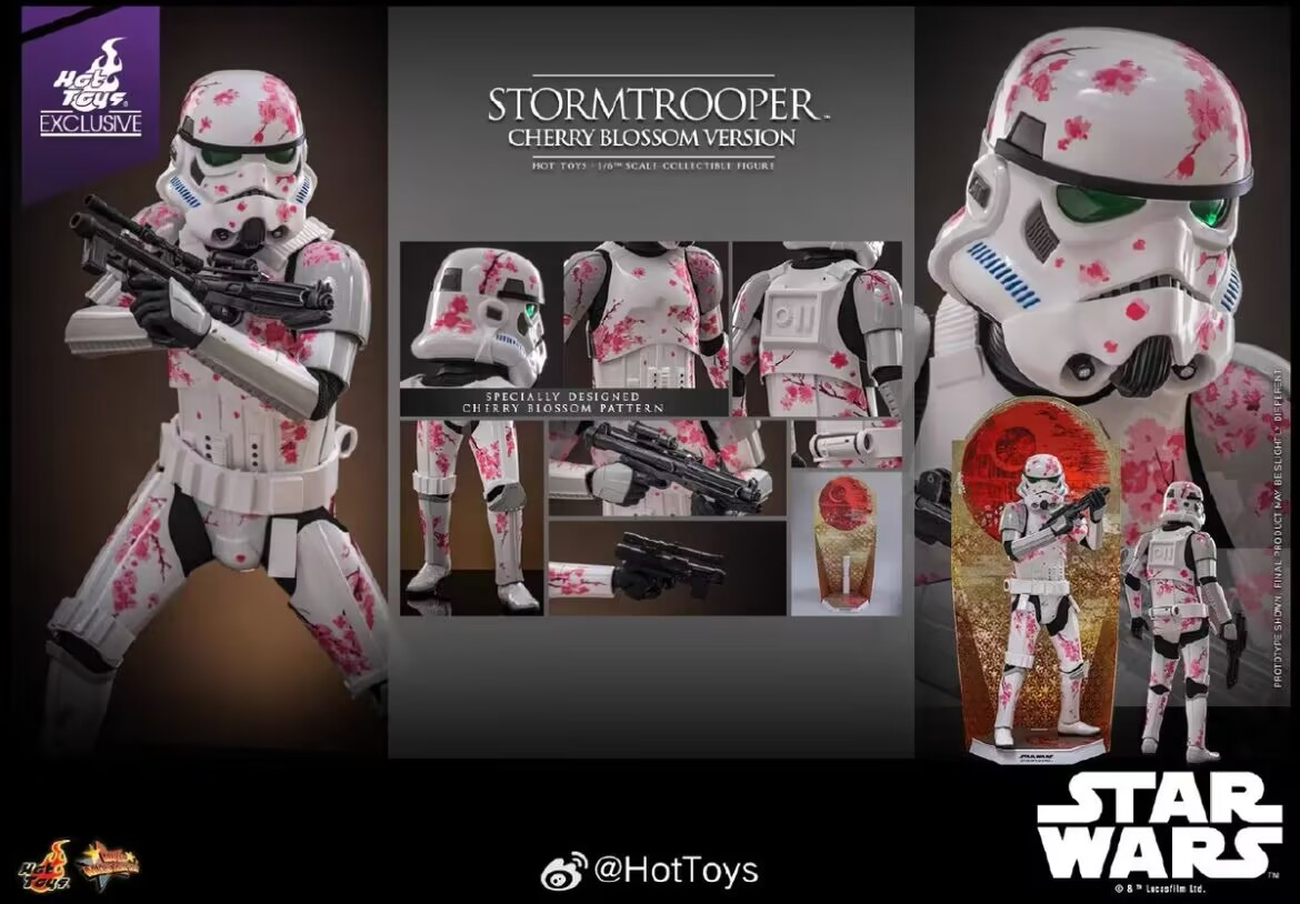 New Hot Toys Star Wars MMS776 Stormtrooper Cherry Blossom Ver 2025