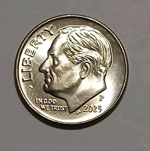 DIE CHIP Dime 2025-P (Reverse) Error Circulated | eBay