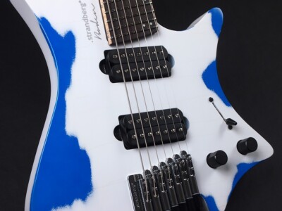 strandberg Master Artist Series #9 Boden J7 White over Cobalt Blue