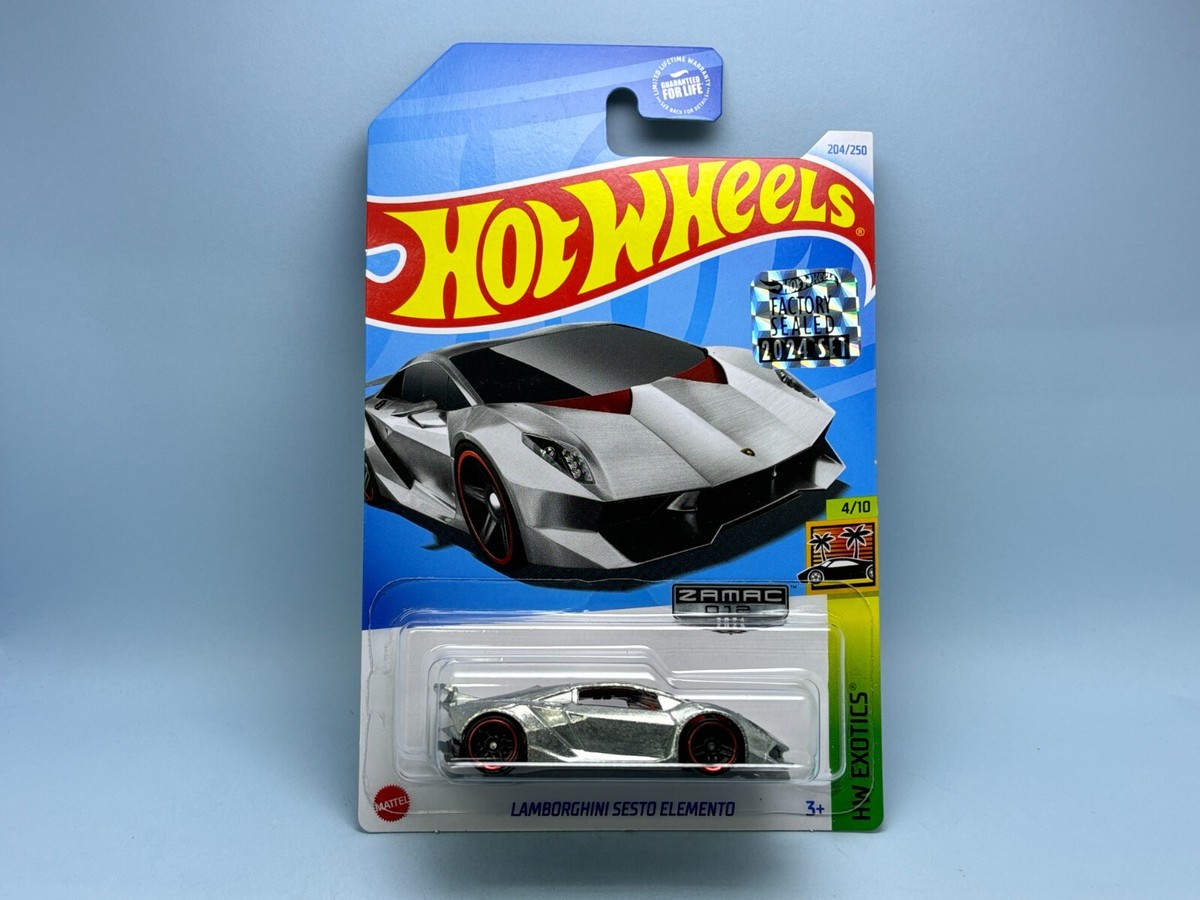 Hot Wheels 2024 Factory Sealed ZAMAC # LAMBORGHINI SESTO ELEMENTO