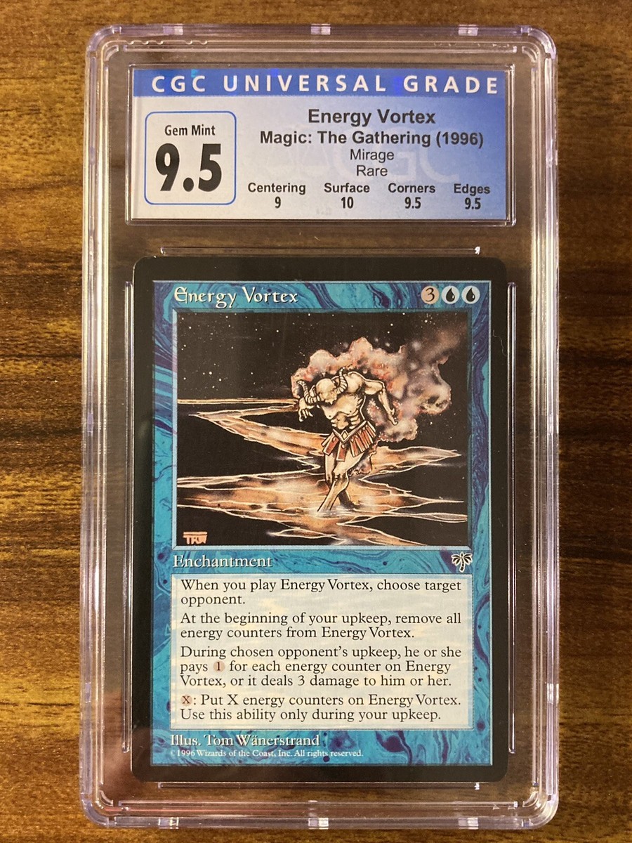 MTG✨ENERGY VORTEX✨Mirage CGC 9.5 GEM MINT RARE Enchantment