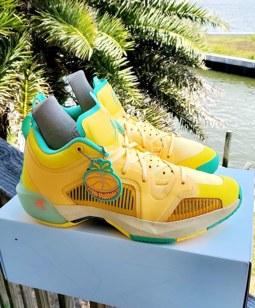 Fresh Squeezed Peaches Nike Air Jordan 37 Low EYBL Mens sz 9.5