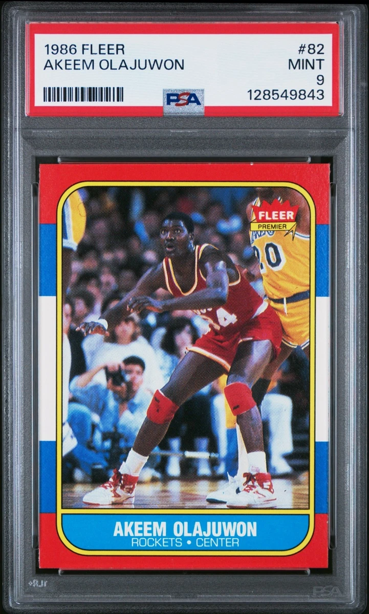 Hakeem Olajuwon Basketball Sports Trading Cards & Accessories