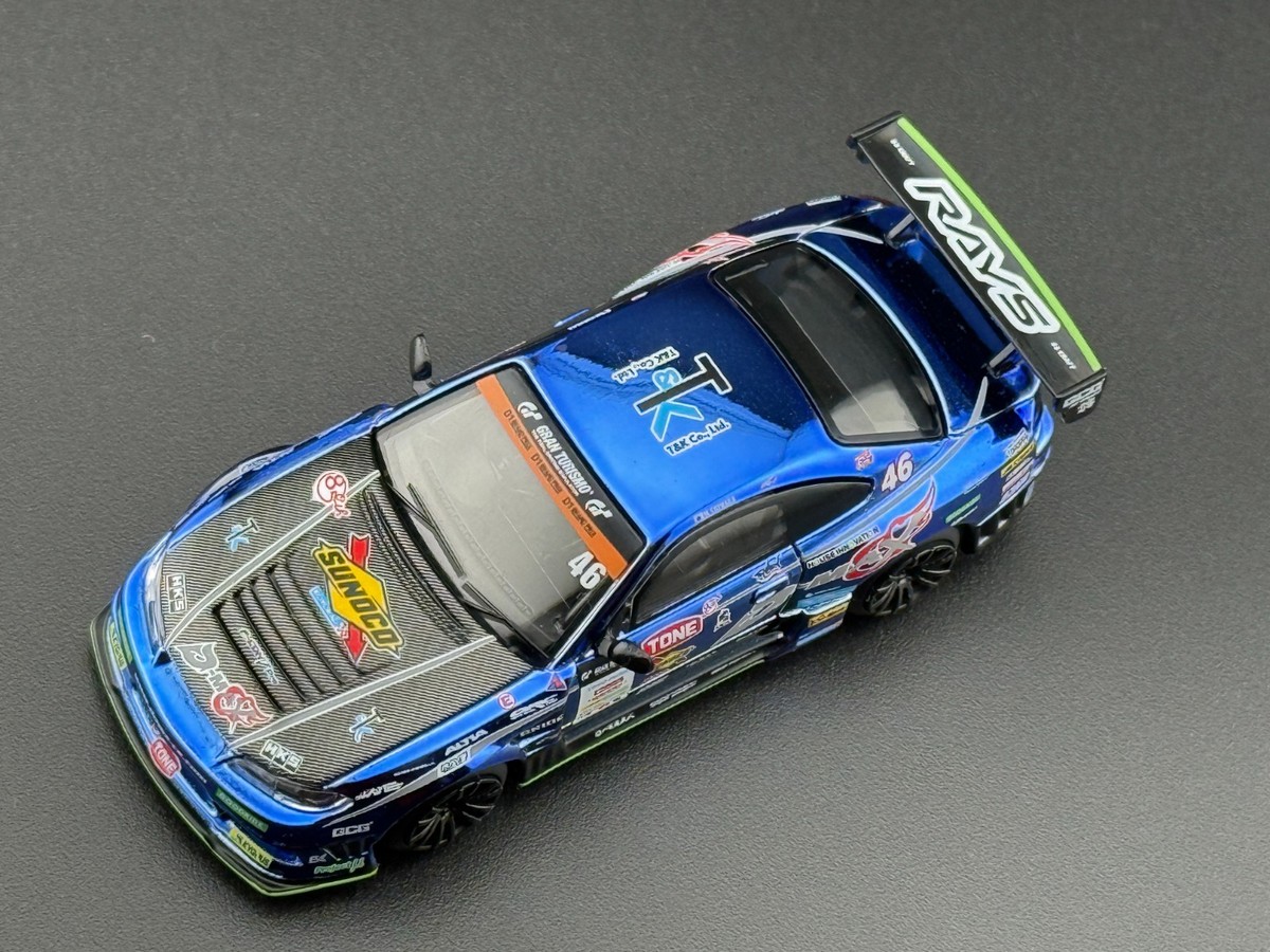 Mini GT Nissan Silvia S15 D-MAX Racing #46 2023 D1 GP #857 1/64 | eBay