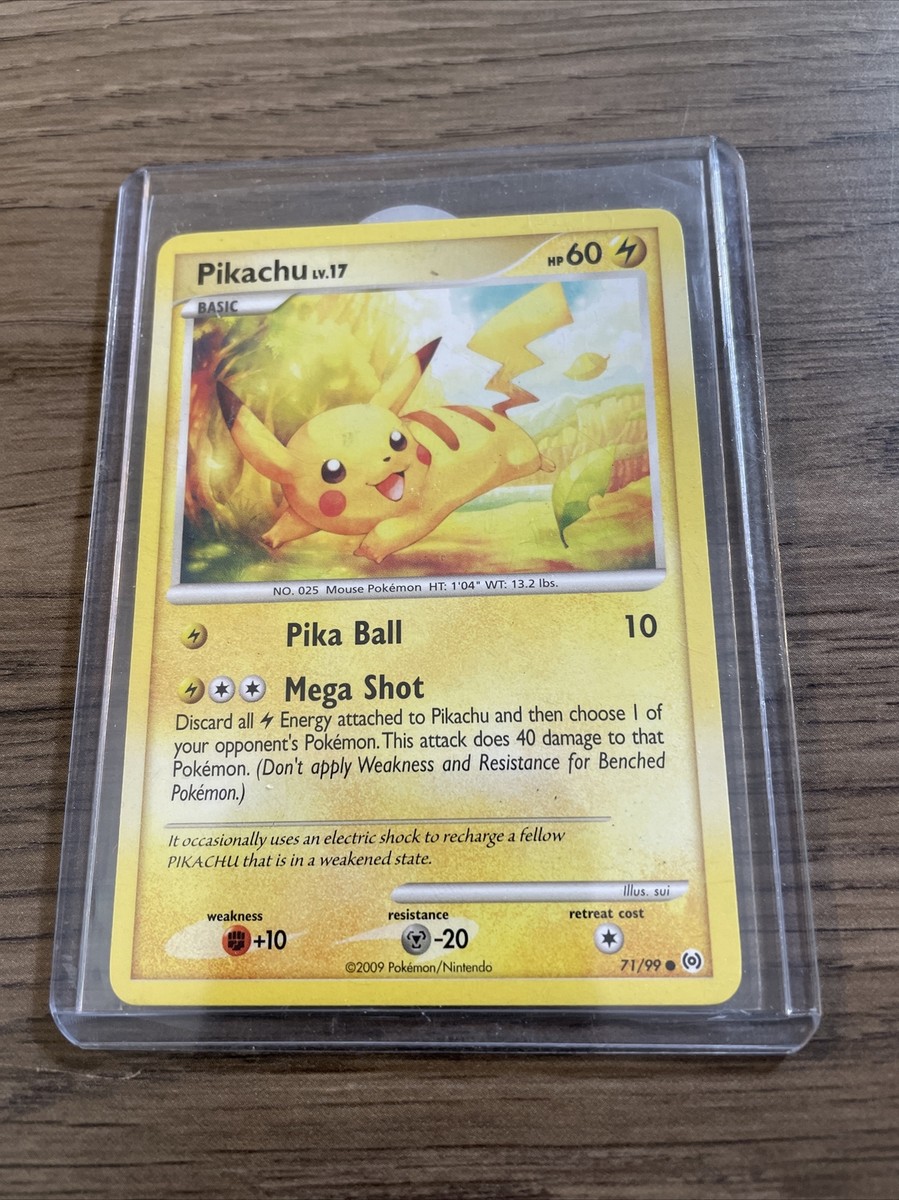 PIKACHU Lv.17 #71/99 - Let's Go Pikachu 2009 - Red Cheeks | eBay