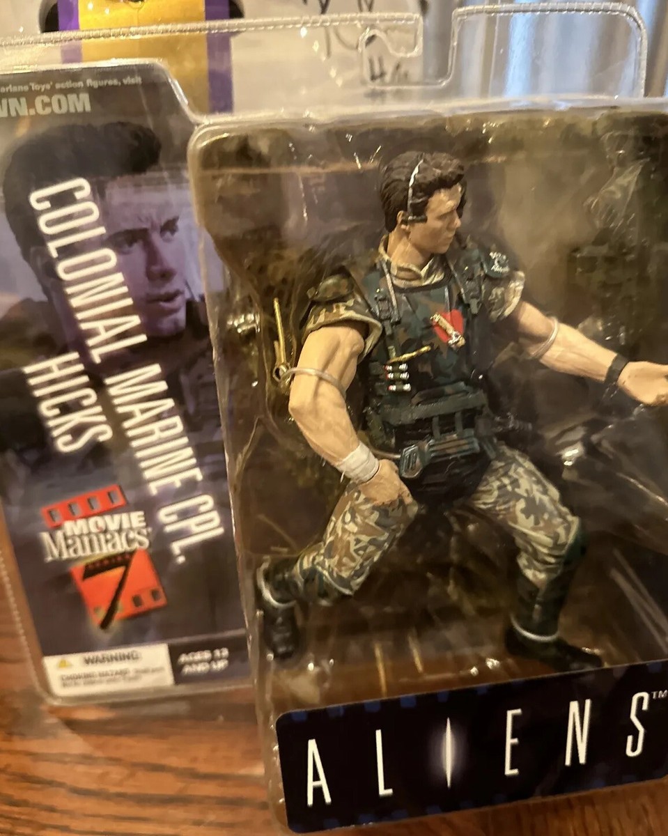 Movie Maniacs Series 7 COLONIAL MARINE CPL HICKS Aliens McFarlane