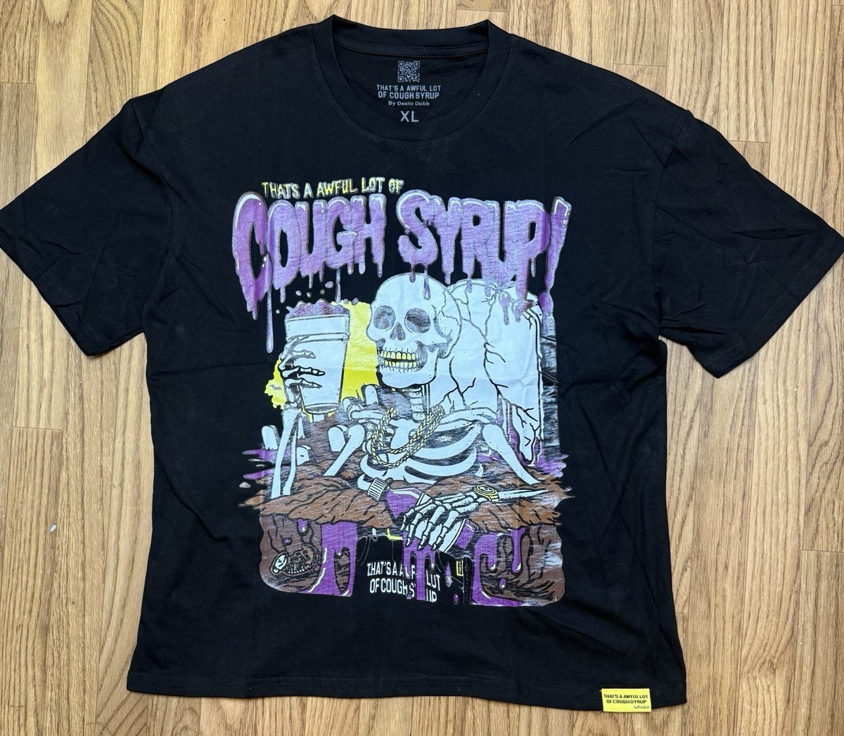 That's A Awful Lot Of Cough Syrup T Shirt Black Size XL | eBay