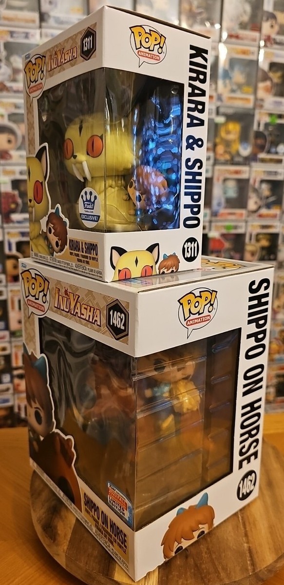 Funko Pop Inuyasha Shippo On Horse #1462 & Kirara #3111 Bundle