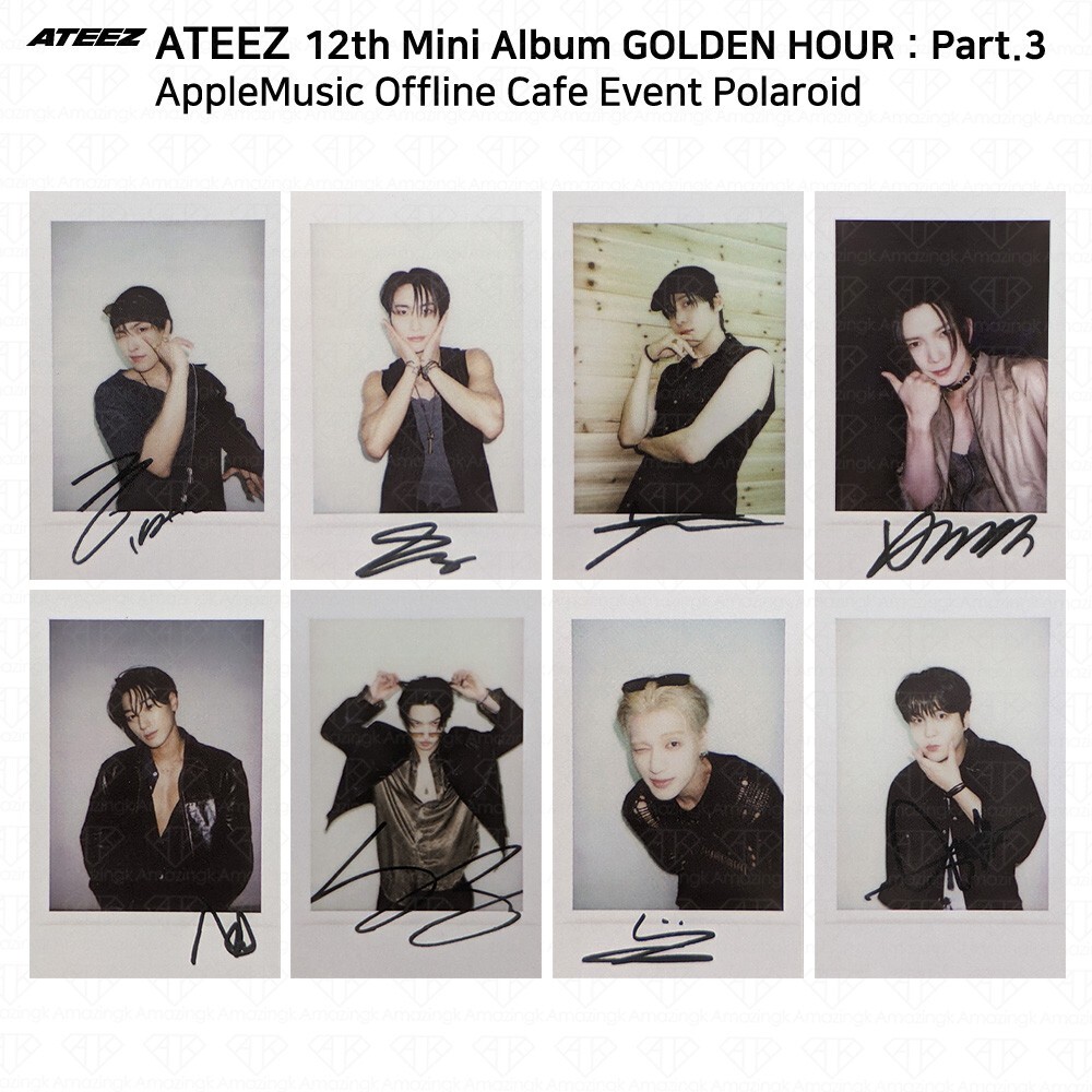 ATEEZ 12th Mini Golden Hour Part.3 Applemusic Offline Cafe Event