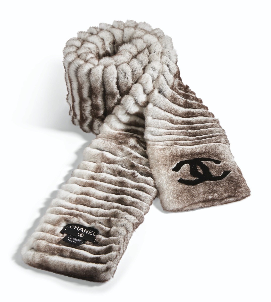 Chanel Rabbit Fur Scarf | eBay