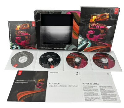 Adobe Creative Suite 5 CS5 Master Collection For Windows Full DVD