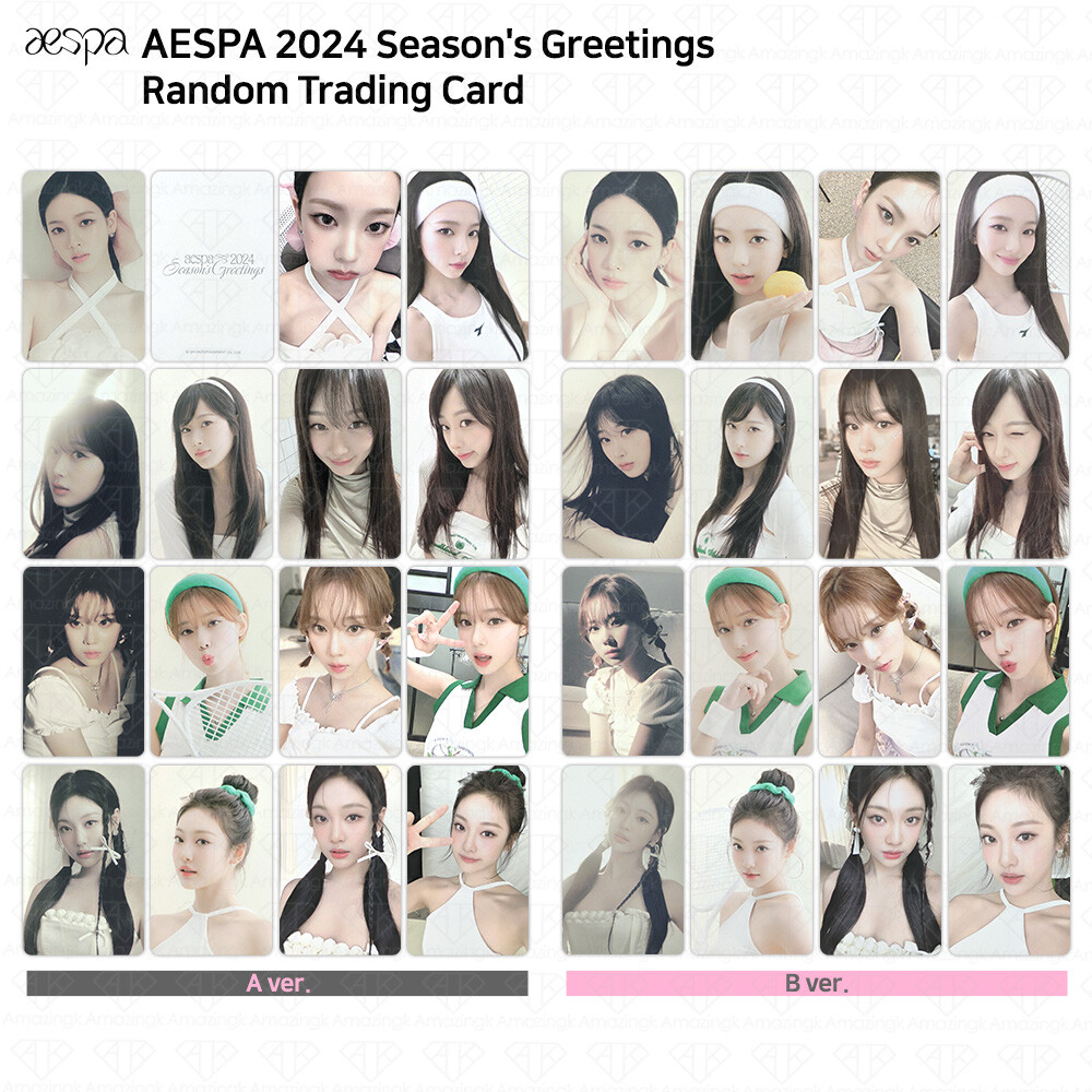 Aespa 2024 Season's Greetings Random Trading Card Concept Selfie