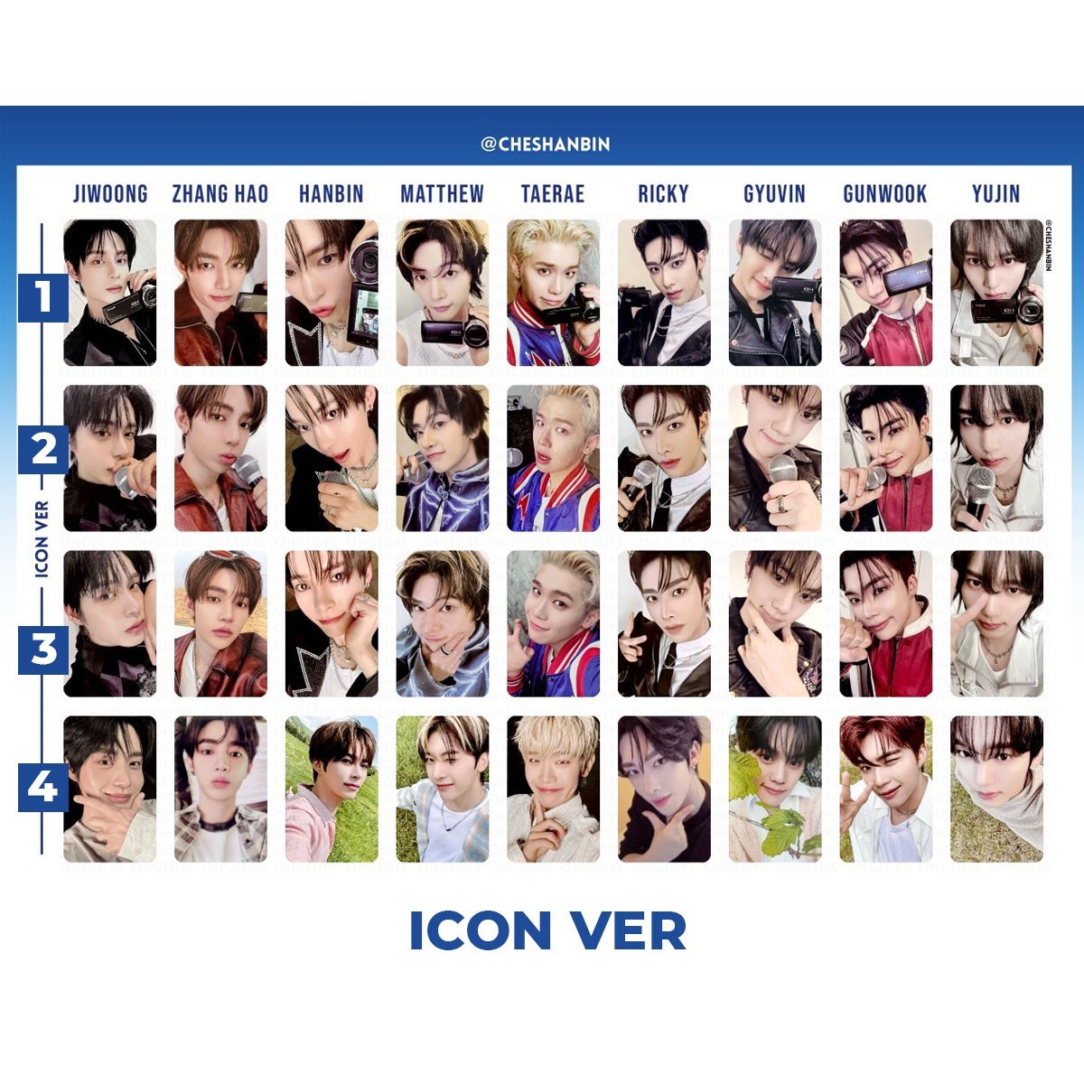 ZB1 ZEROBASEONE x Never Say Never icon ordinary verPHOTOCARD