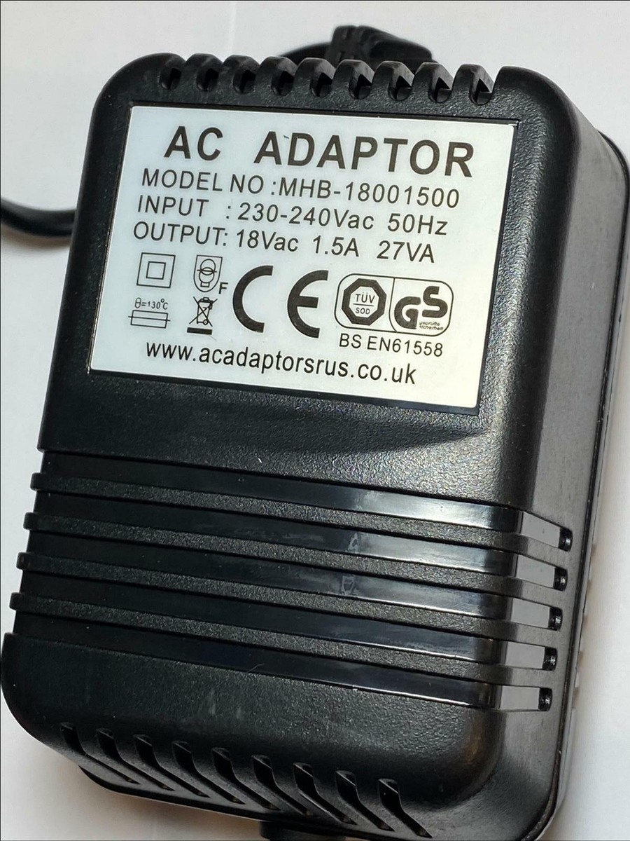 18Vac 18V 1500mA Power Supply for Alto Professional ZMX 862 6