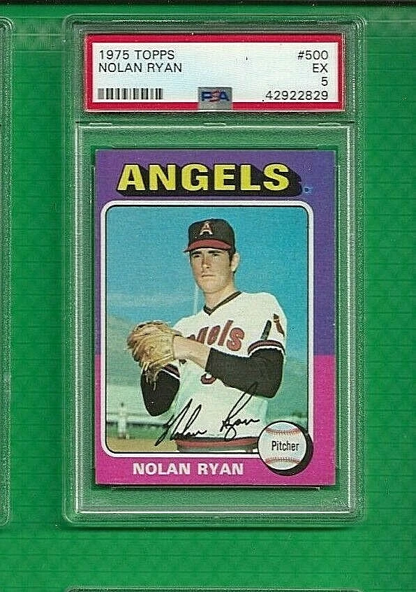 Topps Nolan Ryan Baseball 1975 Season Sports Trading Cards