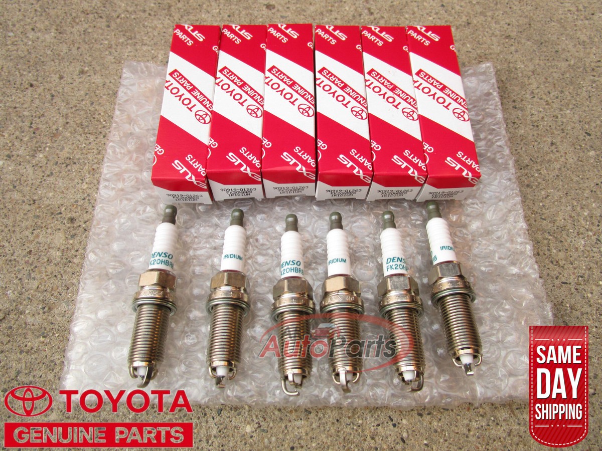FITS: 16 - 22 TOYOTA HIGHLANDER 3.5L V6 SPARK PLUG QTY 6 OEM BRAND
