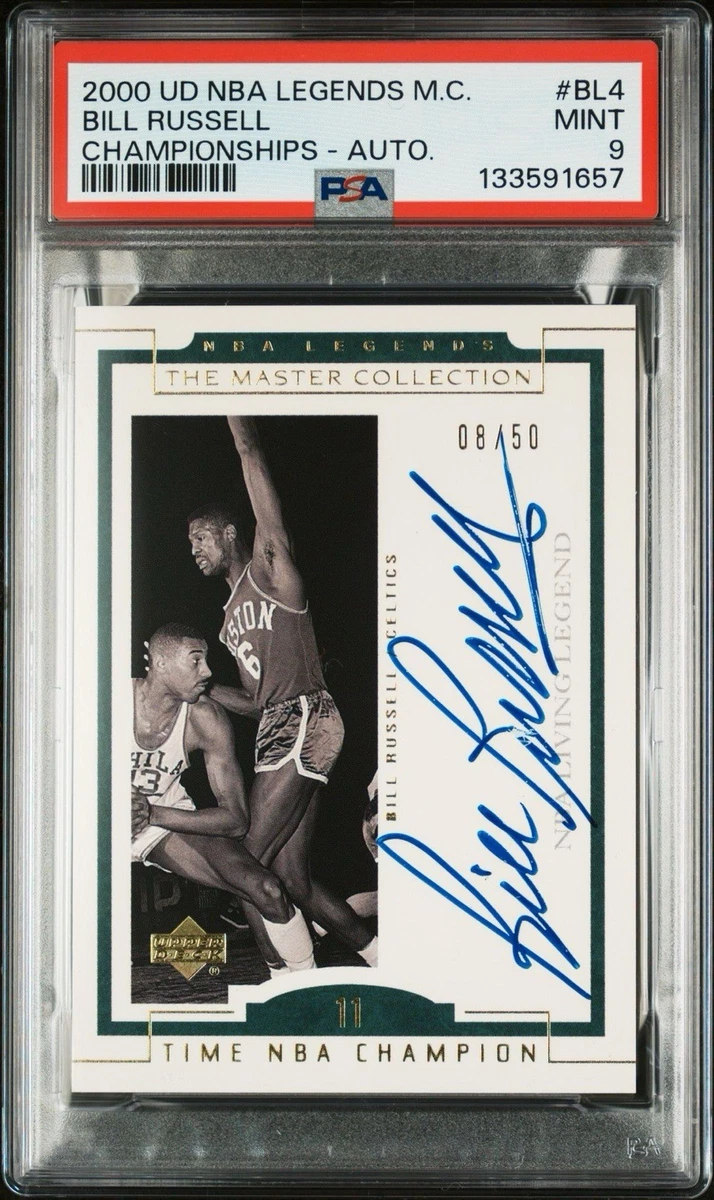 Bill Russell Autographed Basketball Trading Cards for sale | eBay