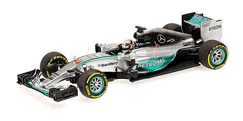 Mercedes AMG F1 W09 L. Hamilton with donut turn mark Minicar 1/43