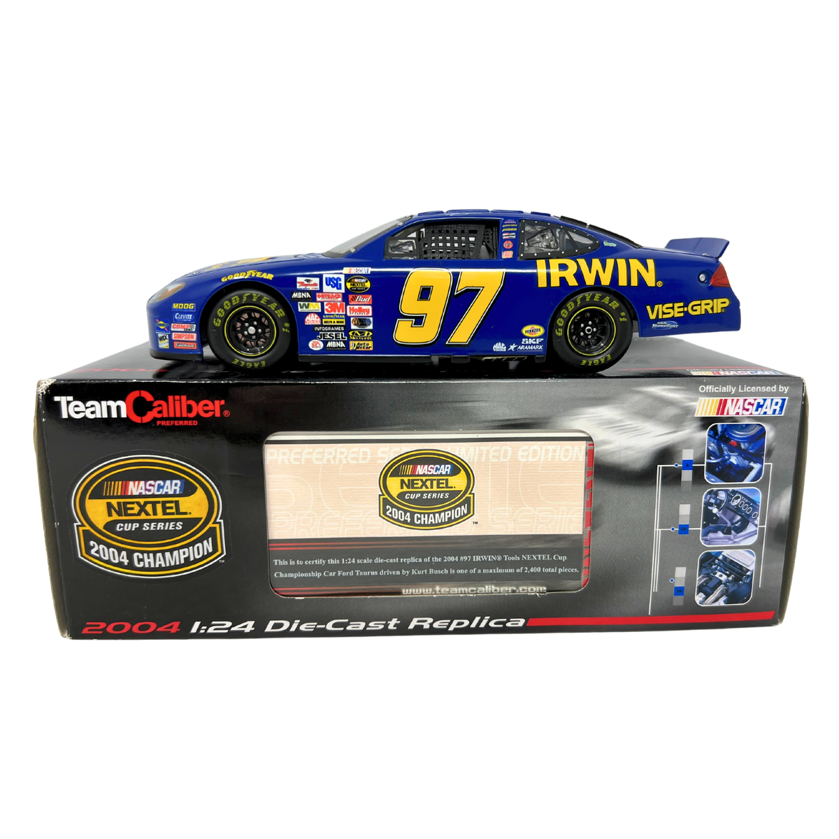 Team Caliber Nascar #97 Kurt Busch Irwin Tools Nextel Cup 2004