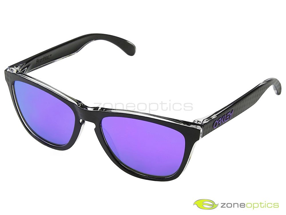 Oakley Frogskins Sunglasses OO9013-B955 Checkbox Black/Violet