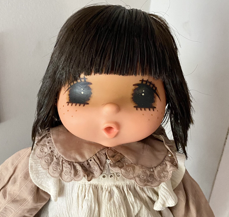 Vintage 70s Sekiguchi Mademoiselle Gege Doll Japan Thumb Sucking