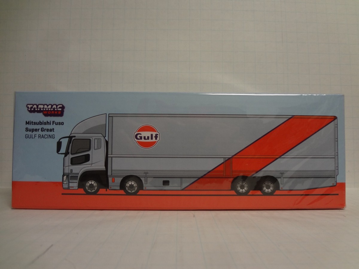 Tarmac Works 1/64 Mitsubishi Fuso Super Great GULF Racing