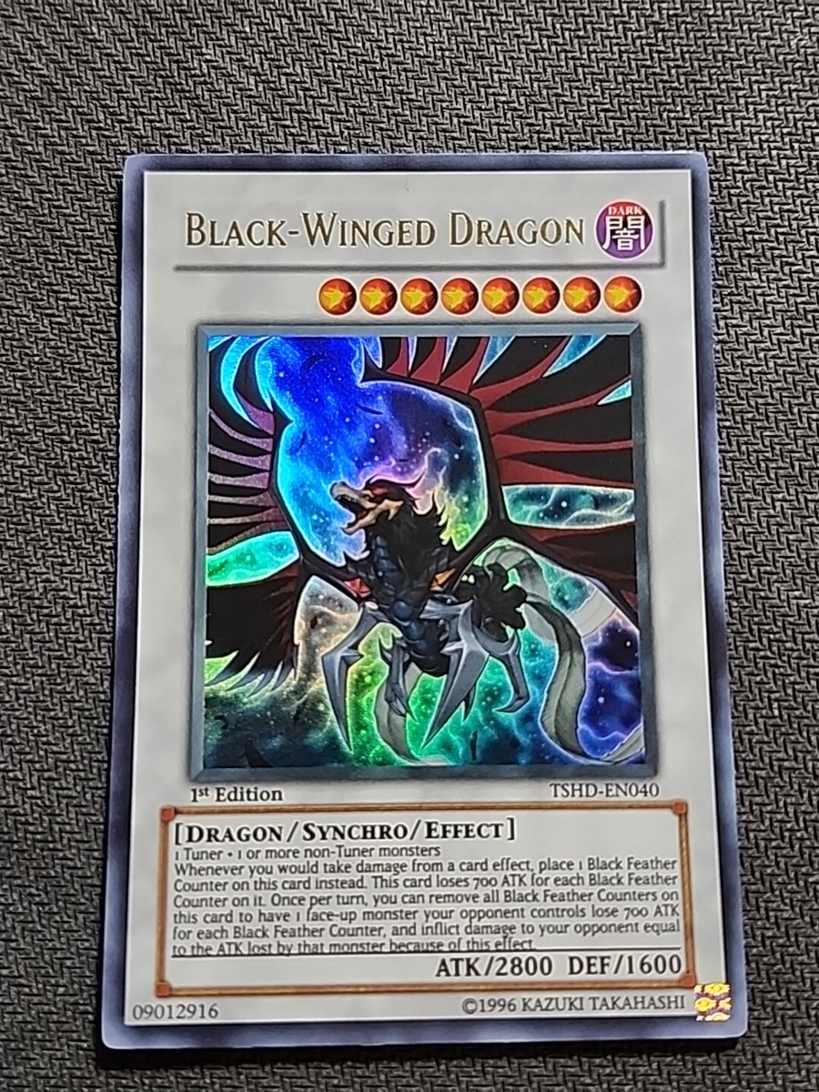 Black-Winged Dragon TSHD-EN040 Ultra Rare 1st Ed NM Yugioh | eBay