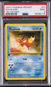 英語版初期Magikarp 1st Edition shadowless