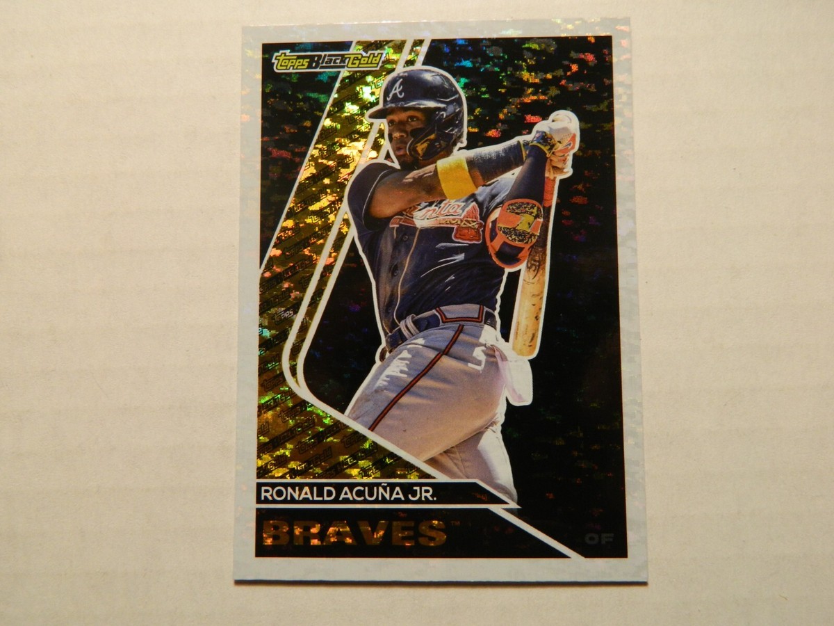 2023 Topps Update Black Gold Card of Ronald Acuna Jr. - Braves | eBay
