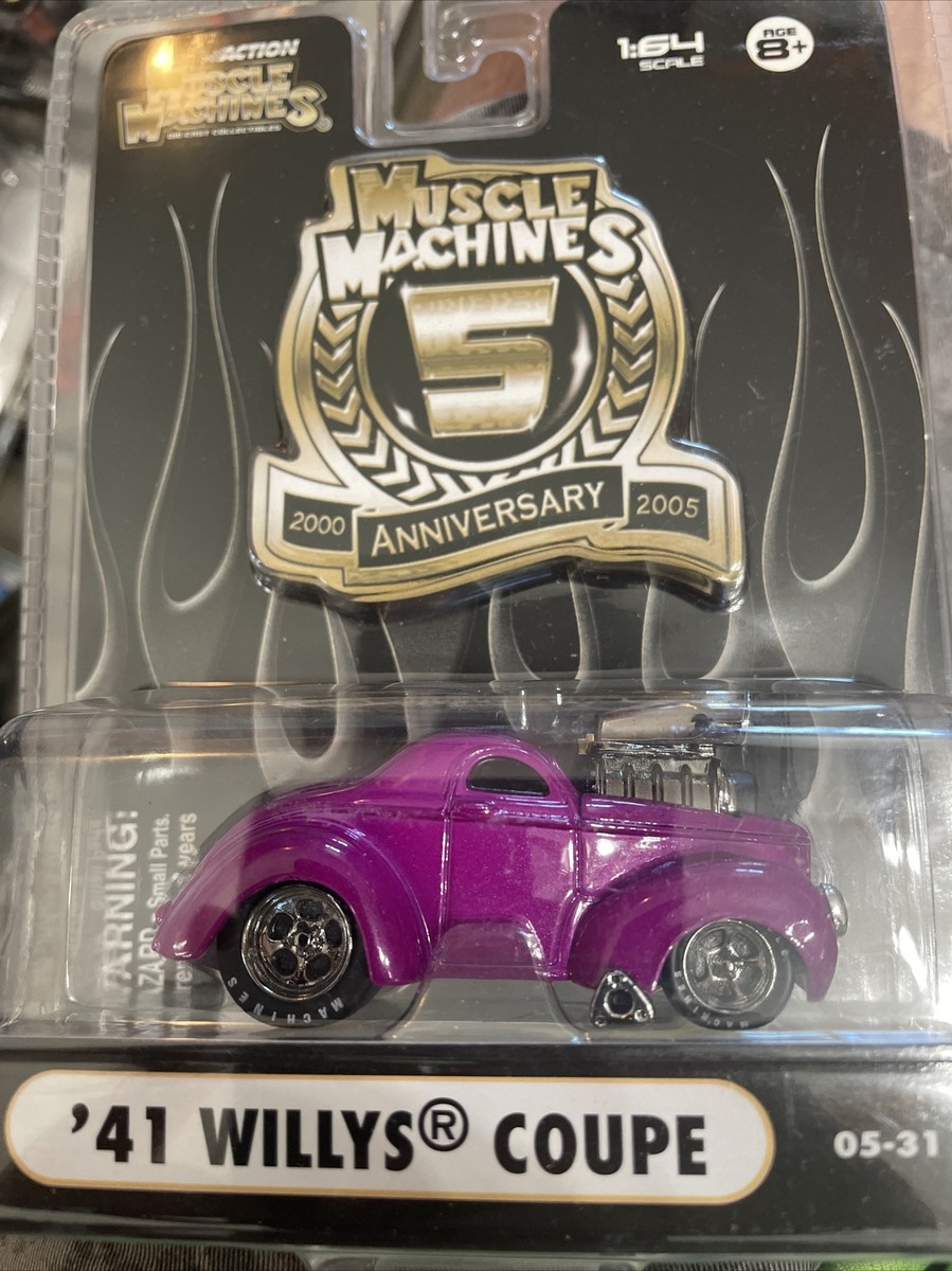 Muscle Machines 5th Anniversary '41 Willys Coupe 05-25 Scale