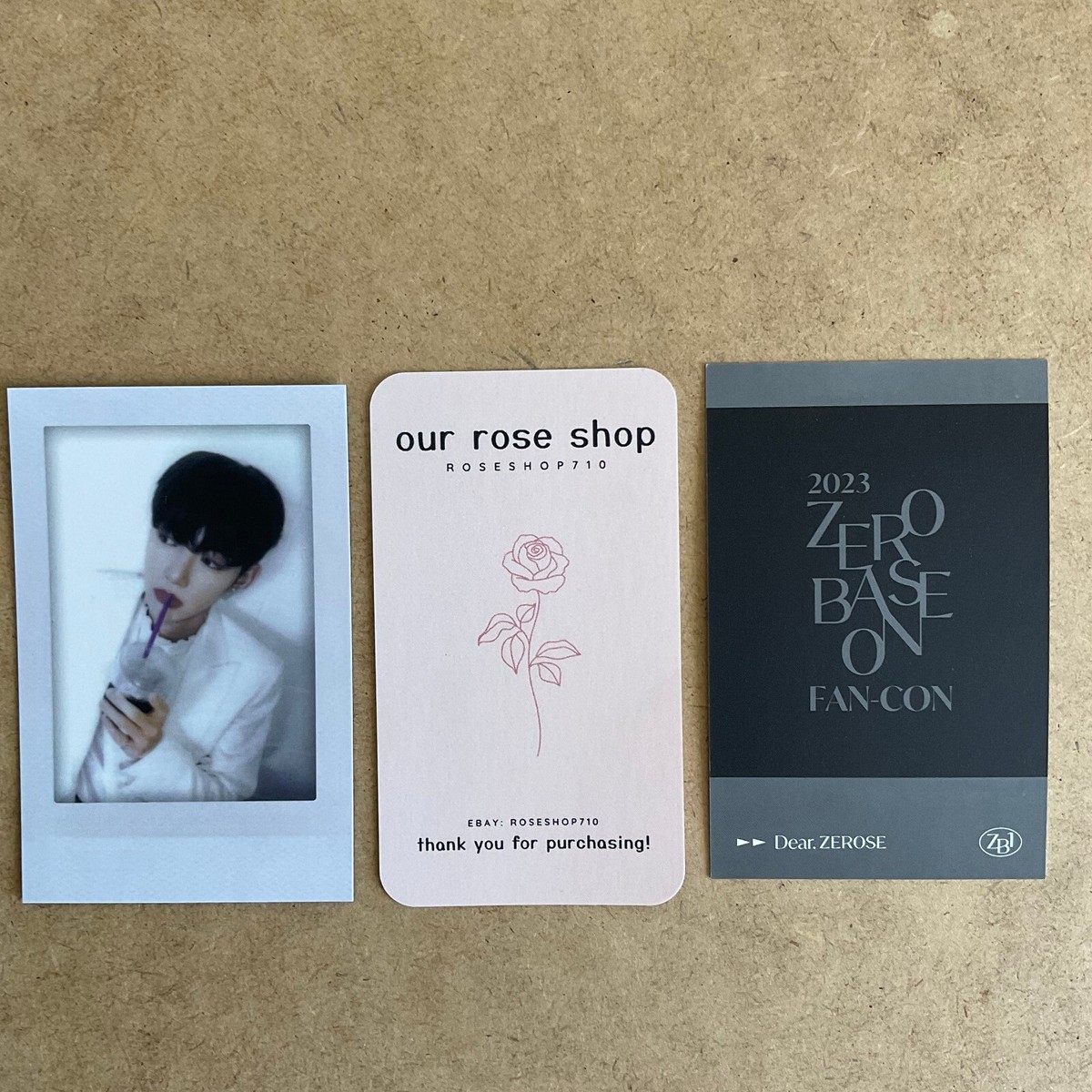 ZB1 Zerobaseone Zerose Seoul Fancon 2023 Trading Card Official MD