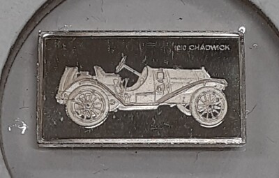 Franklin Mint Centennial Cars Sterling Silver Mini Ingot -1910