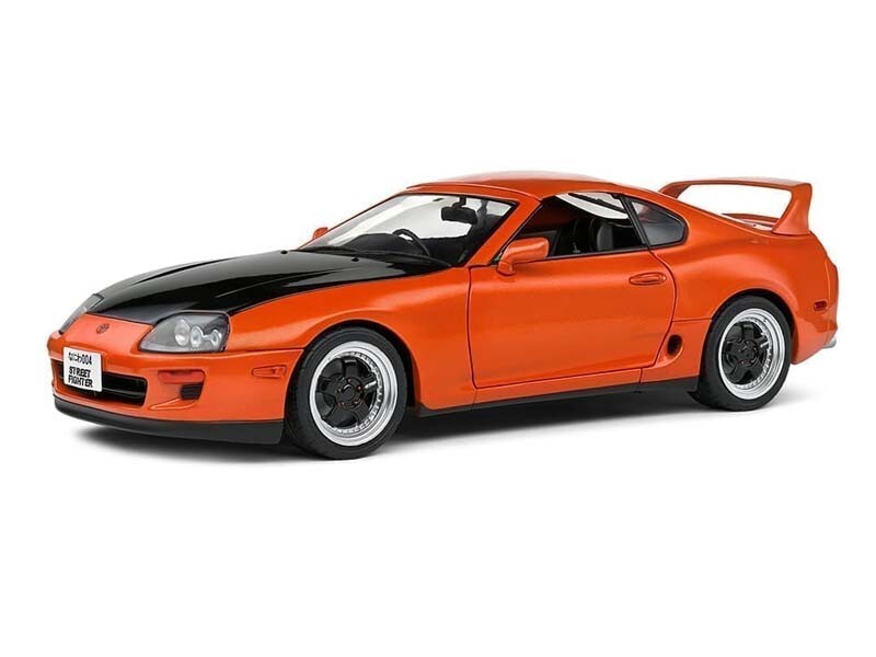 1993 Toyota Supra MK4 (A80) Streetfighter – Orange 1:18 Scale