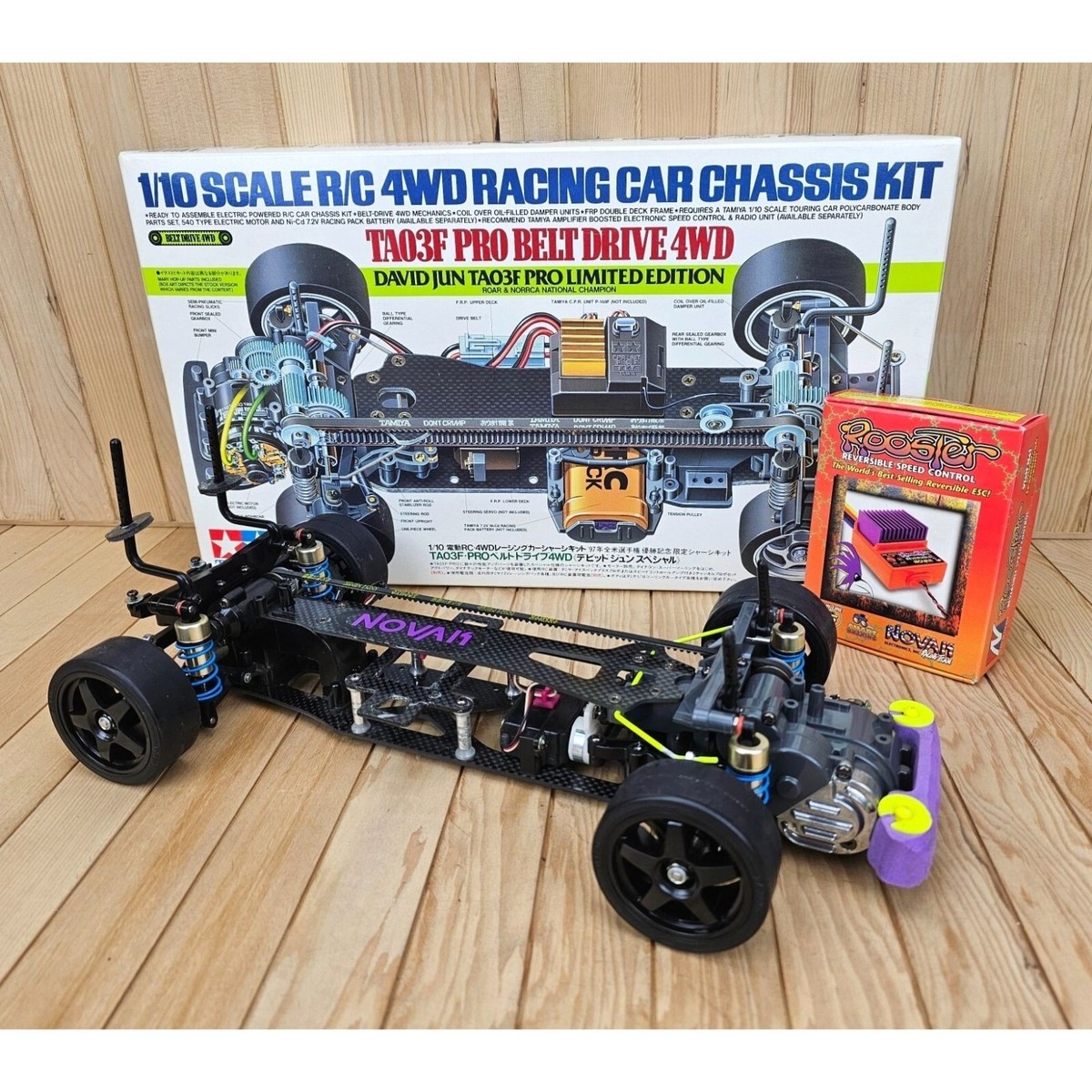Rare Vintage Tamiya 1997 DAVID JUN TA03F-PRO Limited Edition 58200
