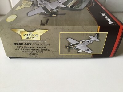 CORGI AVIATION ARCHIVE 1:72 P-51D MUSTANG KATYDID DIE-CAST MODEL