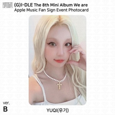 G)I-DLE IDLE I-DLE 8th Mini Album We are Applemusic Fan Sign Event