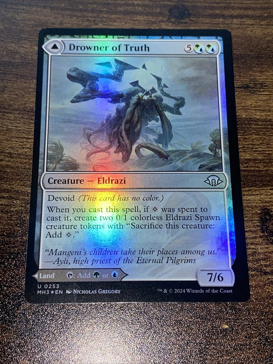 Drowner of Truth / Drowned Jungle 0253 Foil Modern Horizons 3 MH3