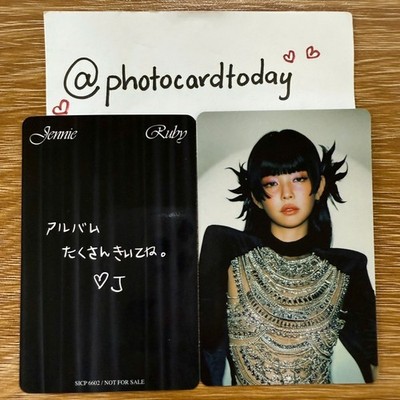JENNIE 1ST STUDIO RUBY JAPAN EXCLUSIVE & JEWEL CASE OFFICIAL