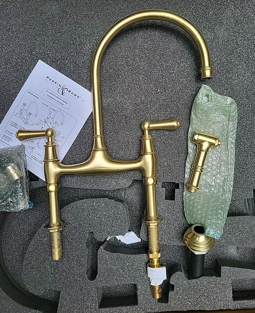 Perrin & Rowe U.4719L-SEG-2 - Georgian Era Bridge Kitchen Faucet