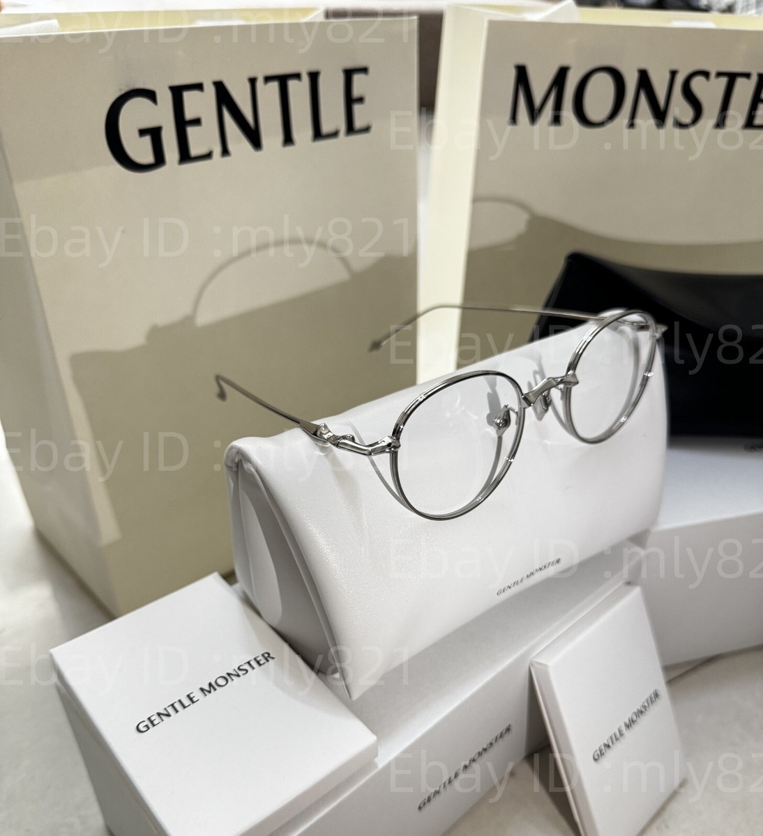 GentleMonster Sunglasses BOLD - EP 02 Silver Frame Clear Lenses | eBay
