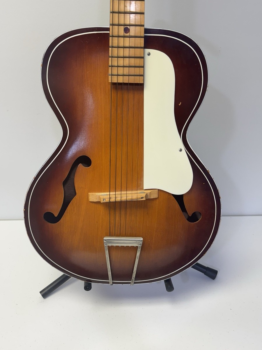 Vintage Kay Archtop Acoustic Guitar - Sunburst - Very Nice! | eBay